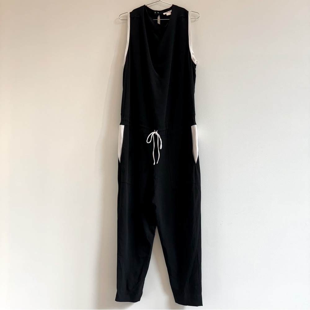 Helmut Lang Black and White Jumpsuit